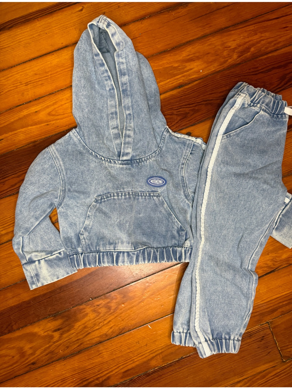 Light Blue Girl’s Denim Jogger Jeans (4T)